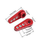 Maxbell 25T Metal Servo Arm 1:10 Metal Servo Arm Part for 995 RC Car Parts 996R Red