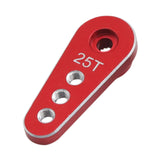 Maxbell 25T Metal Servo Arm 1:10 Metal Servo Arm Part for 995 RC Car Parts 996R Red