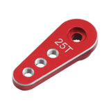Maxbell 25T Metal Servo Arm 1:10 Metal Servo Arm Part for 995 RC Car Parts 996R Red