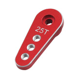 Maxbell 25T Metal Servo Arm 1:10 Metal Servo Arm Part for 995 RC Car Parts 996R Red