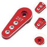 Maxbell 25T Metal Servo Arm 1:10 Metal Servo Arm Part for 995 RC Car Parts 996R Red