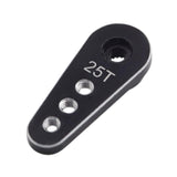 Maxbell 25T Metal Servo Arm 1:10 Metal Servo Arm Part for 995 RC Car Parts 996R Black