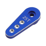 Maxbell 25T Metal Servo Arm 1:10 Metal Servo Arm Part for 995 RC Car Parts 996R Blue