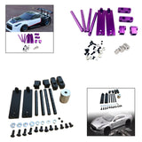Maxbell 1/10 RC Magnetic Invisible Body Post Mount Kit Sturdy Aluminum Alloy for 417 Purple