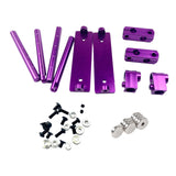 Maxbell 1/10 RC Magnetic Invisible Body Post Mount Kit Sturdy Aluminum Alloy for 417 Purple