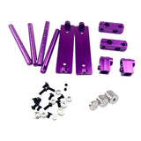 Maxbell 1/10 RC Magnetic Invisible Body Post Mount Kit Sturdy Aluminum Alloy for 417 Purple