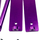 Maxbell 1/10 RC Magnetic Invisible Body Post Mount Kit Sturdy Aluminum Alloy for 417 Purple