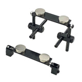 Maxbell 1/10 RC Magnetic Invisible Body Post Mount Kit Sturdy Aluminum Alloy for 417 Black