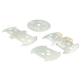 Maxbell Metal Smart Car Chassis Replacement Robot Car Accessories Lightweight Sturdy No motor hole 4WD