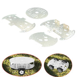 Maxbell Metal Smart Car Chassis Replacement Robot Car Accessories Lightweight Sturdy No motor hole 4WD