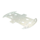 Maxbell Metal Smart Car Chassis Replacement Robot Car Accessories Lightweight Sturdy No motor hole 4WD