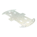 Maxbell Metal Smart Car Chassis Replacement Robot Car Accessories Lightweight Sturdy No motor hole 4WD