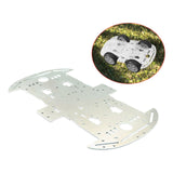 Maxbell Metal Smart Car Chassis Replacement Robot Car Accessories Lightweight Sturdy No motor hole 4WD