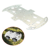 Maxbell Metal Smart Car Chassis Replacement Robot Car Accessories Lightweight Sturdy No motor hole 4WD