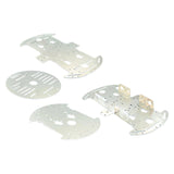 Maxbell Metal Smart Car Chassis Replacement Robot Car Accessories Lightweight Sturdy No motor hole 4WD