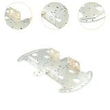 Maxbell Metal Smart Car Chassis Replacement Robot Car Accessories Lightweight Sturdy with motor hole 4WD