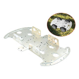 Maxbell Metal Smart Car Chassis Replacement Robot Car Accessories Lightweight Sturdy with motor hole 4WD