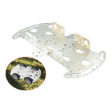 Maxbell Metal Smart Car Chassis Replacement Robot Car Accessories Lightweight Sturdy with motor hole 4WD