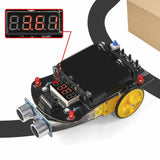 Maxbell Smart Robot Kits Coding Stem Educational for Birthday Gifts Hands on Logical Bull eye wheel