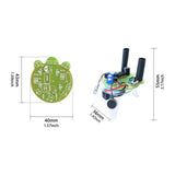 Maxbell Photosensitive Firefly Kit Creative Soldering Project for Class Children