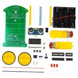 Maxbell Ultrasonic Ranging Obstacle Avoidance Car Handcraft for Classroom Boys Girls