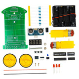 Maxbell Ultrasonic Ranging Obstacle Avoidance Car Handcraft for Classroom Boys Girls