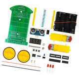 Maxbell Ultrasonic Ranging Obstacle Avoidance Car Handcraft for Classroom Boys Girls