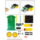 Maxbell Ultrasonic Ranging Obstacle Avoidance Car Handcraft for Classroom Boys Girls