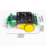 Maxbell Ultrasonic Ranging Obstacle Avoidance Car Handcraft for Classroom Boys Girls