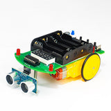 Maxbell Ultrasonic Ranging Obstacle Avoidance Car Handcraft for Classroom Boys Girls