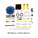 Maxbell Smart Car DIY Kit Educational Toy for Teaching Soldering Learning Electronic Type A