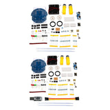 Maxbell Smart Car DIY Kit Educational Toy for Teaching Soldering Learning Electronic Type A