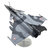 Maxbell 1/72 Rafale B Fighter Model Simulation with Display Stand for Home Shelf Bar gray
