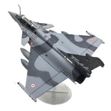 Maxbell 1/72 Rafale B Fighter Model Simulation with Display Stand for Home Shelf Bar gray