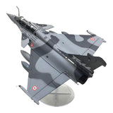 Maxbell 1/72 Rafale B Fighter Model Simulation with Display Stand for Home Shelf Bar gray