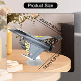 Maxbell 1/72 Rafale B Fighter Model Simulation with Display Stand for Home Shelf Bar tiger