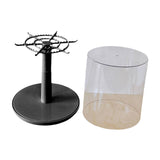 Maxbell Clear Figures Display Case Storage Box Rotating for Figurines Action Figures