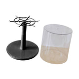 Maxbell Clear Figures Display Case Storage Box Rotating for Figurines Action Figures