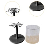 Maxbell Clear Figures Display Case Storage Box Rotating for Figurines Action Figures