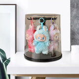 Maxbell Clear Figures Display Case Storage Box Rotating for Figurines Action Figures