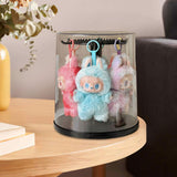 Maxbell Clear Figures Display Case Storage Box Rotating for Figurines Action Figures