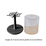 Maxbell Clear Figures Display Case Storage Box Rotating for Figurines Action Figures