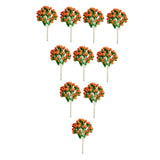 Maxbell 10 Pieces Miniature Trees Train Scenery DIY Crafts Railroad Artificial Trees 7cmx4.5cm