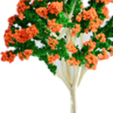 Maxbell 10 Pieces Miniature Trees Train Scenery DIY Crafts Railroad Artificial Trees 8.5cmx5.8cm