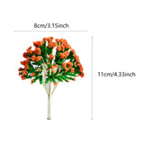 Maxbell 10 Pieces Miniature Trees Train Scenery DIY Crafts Railroad Artificial Trees 11cmx8cm