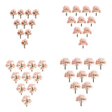 Maxbell 10x Miniature Trees Supplies Decor Sand Table Fake Plants Landscape Ornament 6.5 cm Height