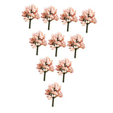 Maxbell 10x Miniature Trees Supplies Decor Sand Table Fake Plants Landscape Ornament 6.5 cm Height