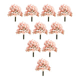 Maxbell 10x Miniature Trees Supplies Decor Sand Table Fake Plants Landscape Ornament 7.7 cm Height