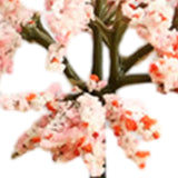 Maxbell 10x Miniature Trees Supplies Decor Sand Table Fake Plants Landscape Ornament 9 cm Height