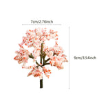 Maxbell 10x Miniature Trees Supplies Decor Sand Table Fake Plants Landscape Ornament 9 cm Height
